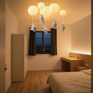 Indoor Bear LED Ceiling <strong>Light</strong> Cartoon Balloon Three Colors Dimmable Ceiling Lamp Children's Bedroom Living Room Lighting <strong>Fixture</strong> - Product Image 2