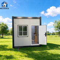 Conteneur métallique RELYANCE, cabine de conteneur, séparateur de pièce 3D ondulé, mini-maison de luxe compacte avec chambre à coucher