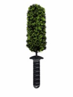Brosse de lavage auto à tête verte, nouveau design, vente directe usine, brosse de nettoyage extérieure avec manche noir pour voitures et camions