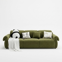 Canapé moderne pour salon - Style minimaliste, sièges rembourrés confortables avec structure robuste, décoration intérieure