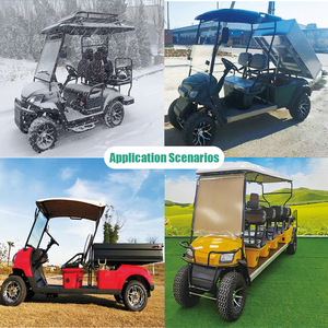 Nuevo Modelo de Carro de <span class=keywords><strong>Golf</strong></span> Eléctrico <span class=keywords><strong>MINI</strong></span>, Cómodo, Plegable, para Club, Turismo, 2 Plazas, Buggy de Caza, Carro de <span class=keywords><strong>Golf</strong></span> para Carretera, 30-50 km/h, 70-90 km - Product Image 3