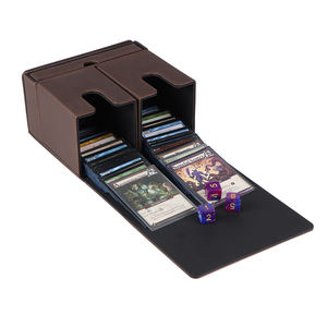 <span class=keywords><strong>Prix</strong></span> de gros Boîte de jeu en cuir Case Custom <span class=keywords><strong>Yugioh</strong></span> Mtg Card Deck Boxes - Product Image 1