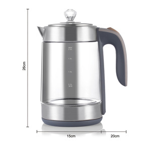 กาต้มน้ำไฟฟ้ากาต้มน้ำแก้วที่ต้มได้อย่างรวดเร็วกาต้มน้ำร้อนปิดอัตโนมัติสำหรับบ้าน - Product Image 6