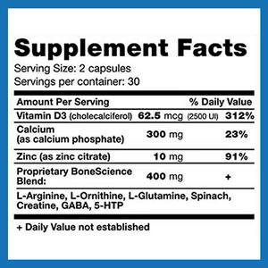 Complément alimentaire pour la croissance osseuse pour enfants et adolescents, capsules de croissance en hauteur, mélange de calcium, vitamine D3 et zinc, pilules, OEM ODM, marque privée - Product Image 3