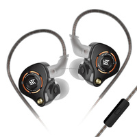 Écouteurs professionnels KZ Eldar avec câble détachable, son HiFi stéréo, IEM, impédance 24Ω, casque filaire pour la musique et les jeux