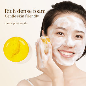 Savon Éclaircissant Fait Main Noir Foncé pour Peau, Savon Blanchissant et Éclaircissant le Visage, <span class=keywords><strong>Traitement</strong></span> Anti-Acné et Hydratant, Soins de Beauté pour la Peau - Product Image 3