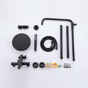 Sistem <span class=keywords><strong>Shower</strong></span> Hujan Dinding Modern dari Baja Anti Karat 2 Fungsi Air Panas Dingin Set <span class=keywords><strong>Shower</strong></span> Kamar Mandi - Product Image 5