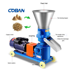 Mini <b>Chicken</b> Cattle Animal <b>Feed</b> Food <b>Pellet</b> Making Machine Poultry <b>Feed</b> <b>Pellet</b> Mill Pelletizer Machine for Broiler Hen Cock Bull - Product Image 1
