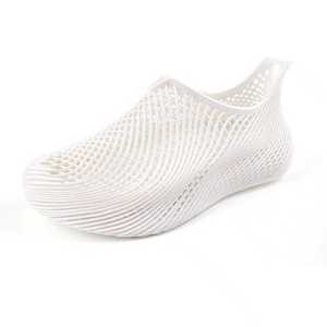 Chaussures aquatiques unisexes blanches imprimées en 3D, respirantes, évidées, séchage rapide, légères, antidérapantes pour la plage et la piscine (type sabots) - Product Image 5