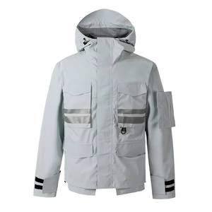 Custom Polyester Autumn Windbreaker Zip-Up Safari Outdoor Jackets <b>Ski</b> Softshell Rain Sports Jacket - Product Image 1