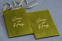 Porte-menus personnalisés en velours A4 pour souvenirs de brunch de mariage, présentoirs de certificats, classeurs de menus, livrets