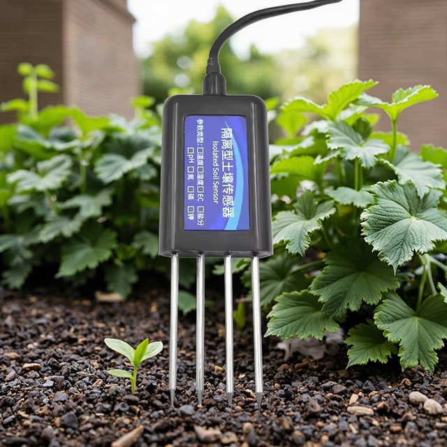 8 in 1factory Direct Agriculture Monitoring Integrated Moisture Temperature Salinity Ph Npk Advanced Multi-Function Soil Sensor