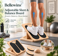 Planche d'équilibre et de déséquilibre 3-en-1 Bellewins à angles multiples, idéale pour les débutants et les exercices de rééducation