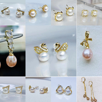 Lefeng – boucles d'oreilles baroques en or avec perles d'eau douce pour femmes, offre spéciale