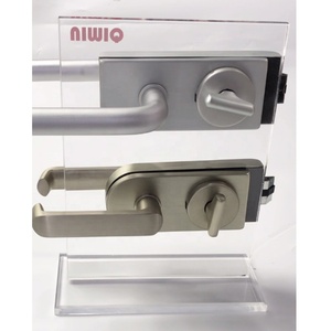 Nhà vệ sinh khóa cửa với dấu hiệu phòng tắm Glass ổ khóa với xử lý Key - Product Image 1