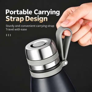 304 Stainless Steel Vacuum Insulated Tumbler <b>Large</b> Capacity Thermos Bottle Portable Lid <b>Cup</b> for Travel Gym Car - Product Image 4