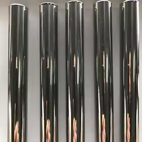 Peinture de revêtement en poudre électrostatique miroir argenté super brillant 500% pour meubles en métal bateaux caoutchouc-Chrome en aérosol polyvalent pour
