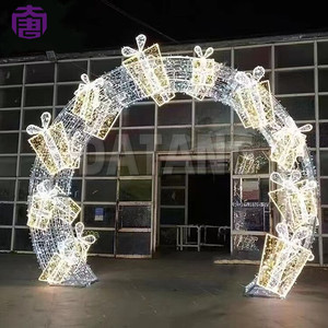 Arche lumineuse de Noël 3D, toute nouvelle décoration, arche lumineuse LED, décoration d'arche de rue extérieure - Product Image 6
