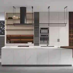 2024 tủ bếp thân thiện với môi trường đảo ngược màu xám tủ gỗ rắn dưới bồn rửa Mat tủ bếp khay