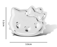 Bac de mélange de couleurs pour bagues en alliage argenté, multi-formes, léger, facile à utiliser, outil de nail art pour salon et manucure DIY