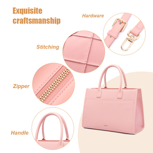 Bolsos <span class=keywords><strong>de</strong></span> Cuero Auténtico <span class=keywords><strong>de</strong></span> Alta Gama, Fabricados en Guangzhou, con Hebilla Metálica, Estilo Lino, <span class=keywords><strong>Imitación</strong></span> <span class=keywords><strong>de</strong></span> Lujo - Product Image 4