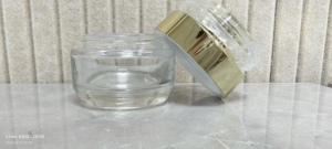 Chất lượng cao Tùy chỉnh màu kính nắp bán buôn Refillable lọ mỹ phẩm Mặt Kem container cho các loại tinh dầu - Product Image 5