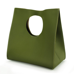 Nouveau design – Pochette élégante pour femme, petit sac fourre-tout, sac à main tendance pour fille, pochette en cuir végétalien souple avec poignée, sac à main en cuir PU - Product Image 1