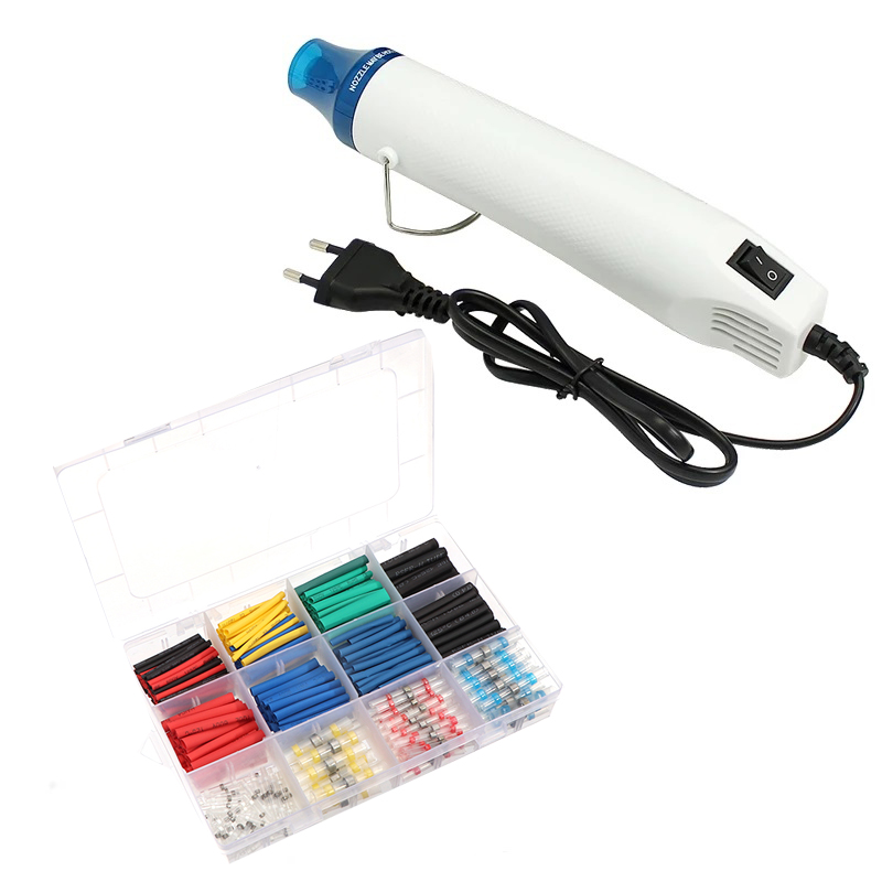 Термоусадочная трубка, портативная термопистолет для припоя, соединители проводов, мини-пистолет горячего воздуха для ремонта электроники