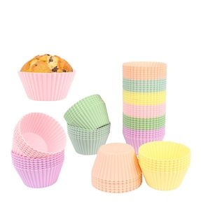 Personalizado DIY Cozimento Food Grade Silicone Mini Pequeno Copo Do Molde Do Bolo Do Molde para A Decoração Do Bolo Cozimento