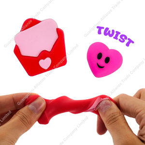 11 Estilos de Juguetes Elásticos en Forma de Corazón y Rosa, Decoración Festiva para Mostrar Amor, Corazones Lindos y Suaves, Mini Regalos para el Día de San Valentín, Juguetes para Apretar - Product Image 2