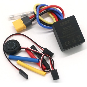 ISDT ESC70 WP <span class=keywords><strong>1080</strong></span> 70A moteur brossé <span class=keywords><strong>ESC</strong></span> étanche 2-3S contrôle de téléphone contrôleur de vitesse électronique pour voiture RC 1:10 1:8 - Product Image 4
