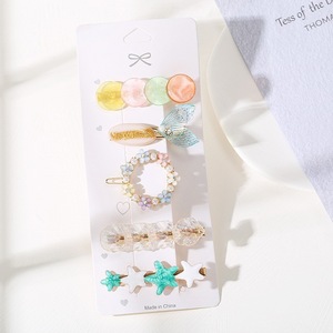 <span class=keywords><strong>Ensemble</strong></span> de Luxe Fait Main de 4 Pièces : Épingles à Cheveux Pince Marguerite, Barrette Diamant, Pince Perle et Pince Fleur pour Femmes et Filles - Product Image 3
