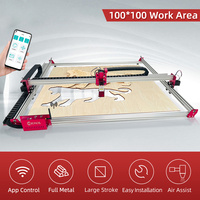 Machine de gravure laser LUNYEE Cloud L10, nouvelle conception, entièrement métallique, avec module laser 10W et commande par application, pour le bois.