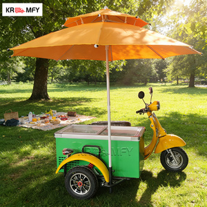 Nouveau modèle en promotion : Chariot manuel à glaces italiennes et sucettes glacées, livraison gratuite - Product Image 4