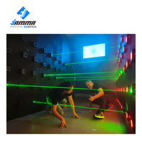 El juego interactivo de desafío de laberinto de luz láser de acción para interiores incluye equipo y software Move Laser Dodge