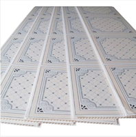 Paneles de pared 3D Azulejos decorativos de techo de Pvc de 2x4 pies-Negro