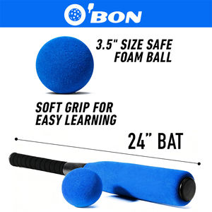 OEM工場カスタムメイドソフトプラスチック野球セットNbr屋内ソフトフォームミニ野球バット子供用フォーム野球バット - Product Image 3