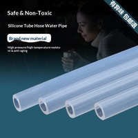 Tuyau en caoutchouc silicone inodore pour machine à eau potable domestique, résistant aux hautes températures, élastique, transparent et pur