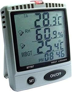 AZ-87797 신형 온도계 가격, 데스크탑 습도 온도계, WBGT SD 카드 데이터로거 AZ87797 - Product Image 2