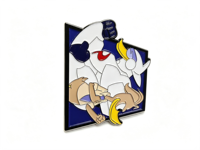 Ensemble de badges émaillés personnalisés, motifs couronne, étoile, montgolfière, badges de collection