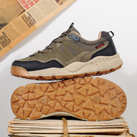 Zapatos de senderismo para hombre, zapatillas ligeras para correr, calzado de gamuza en tonos tierra para caminar al aire libre, calzado duradero para mujer, zapatillas de camping