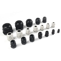 IP68 étanche connecteur de presse-étoupes en Nylon blanc M8 M10 M12 M16 M50 filetage métrique presse-étoupe en plastique électrique