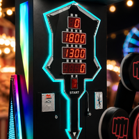 Machine de boxe interactive multi-volets avec système de notation pour l'entraînement de la force