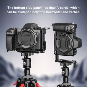 Para <span class=keywords><strong>Nikon</strong></span> Z6III / <span class=keywords><strong>Z6II</strong></span> PULUZ 1/4 pulgadas Vertical Shoot Quick Release L Plate Bracket Base Holder - Product Image 5