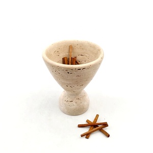 Quemador de Incienso Aromático de Mármol Natural para Varillas de Palo Santo, Porta Incienso de Madera de Palo Santo Hecho a Mano, Decoración del Hogar - Product Image 1