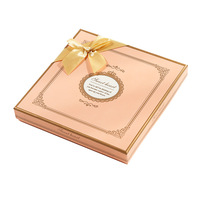 25 pièces en gros, boîte d'emballage de gâteaux biscuits chocolat, boîte d'invitation de fête, boîte cadeau douce avec diviseurs