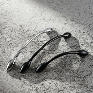 Modern Furniture Pull Handles Matte Black Coating Zinc Alloy Cabinet Drawer Handles for Home Hardware Cabinet Handles Pull - Product Image 4