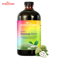 Suplemen Kesehatan Pencernaan Herbal Cairan Soursop Bitters Grosir OEM 16 fl oz