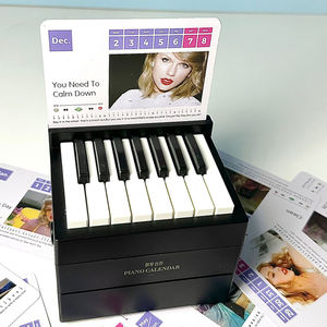 <span class=keywords><strong>Calendrier</strong></span> piano, <span class=keywords><strong>calendrier</strong></span> de bureau piano jouable en 2025, <span class=keywords><strong>calendrier</strong></span> piano partition musicale, le meilleur cadeau pour les mélomanes - Product Image 6