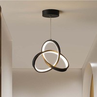 Décoration de restaurant de magasin d'intérieur de bonne qualité allumant la suspension en acier inoxydable de titane pour la maison de restaurant de bureau